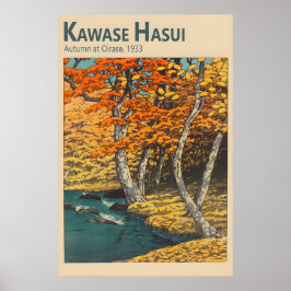 Kawase Hasui - Autumn at Oirase - Japanese ポスター