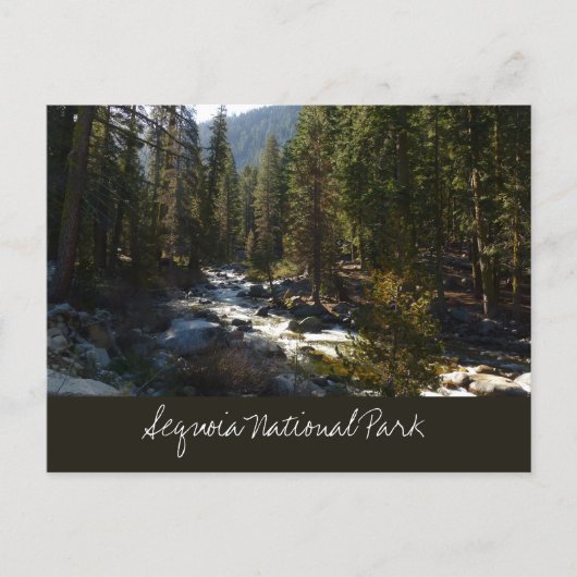 Kaweah River in Sequoia National Park ポストカード (正面)