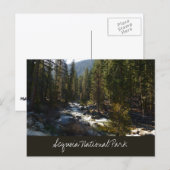 Kaweah River in Sequoia National Park ポストカード (正面/裏面)