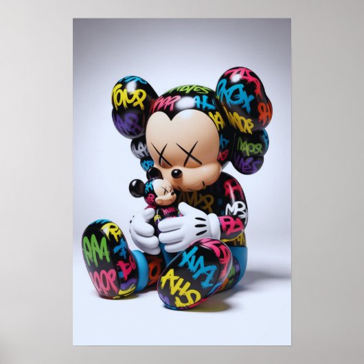 Kaws Companion: Graffiti Splash ポスター (正面)
