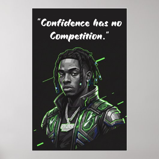 Kay Flock Poster – Confidence Has No Competition ポスター (正面)