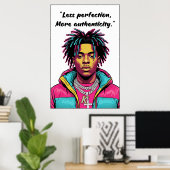 Kay Flock Poster – Less Perfection ポスター (ホームオフィス)
