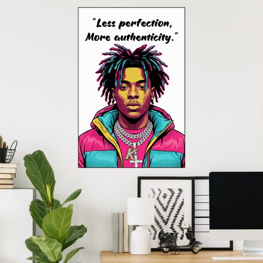 Kay Flock Poster – Less Perfection ポスター (ホームオフィス)