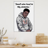 Kay Flock Poster – Small Wins Lead to Big Victorie ポスター (キッチン)