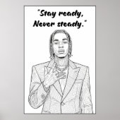 Kay Flock Poster – Stay Ready Never Steady ポスター (正面)