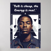 Kay Flock Poster – Talk Is Cheap, Energy Is Real ポスター (正面)