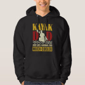 Kayak Dad Kayaker Kayak Canoe Kayaking パーカ (正面)