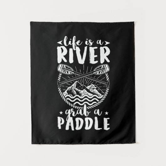 Kayak Driver Life Is A River タペストリー (正面)