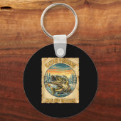 Kayak Fishing Has No Season Funny Winter Fishing  キーホルダー (正面)