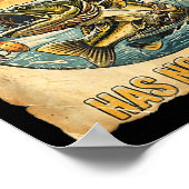 Kayak Fishing Has No Season Funny Winter Fishing  ポスター (角)