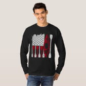 Kayak Flag Kayaker Outdoor Kayaking Kayak Boating  Tシャツ (正面フル)