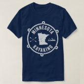 Kayak Minnesota Kayaking White Gift Light Tシャツ (デザイン正面)