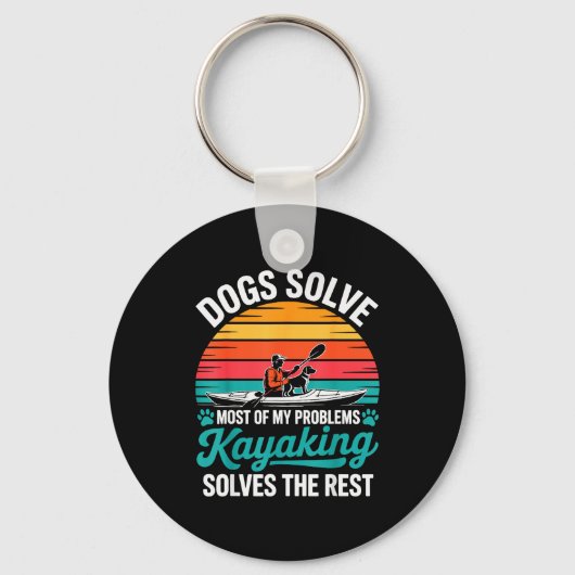 Kayak Novelty For Men Women Kayaker Kayaking Kayak キーホルダー (正面)