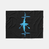 Kayak Novelty For Men Women Kayaker Kayaking Kayak フリースブランケット (正面(横))