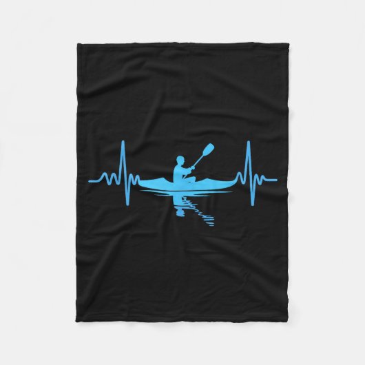 Kayak Novelty For Men Women Kayaker Kayaking Kayak フリースブランケット (正面)