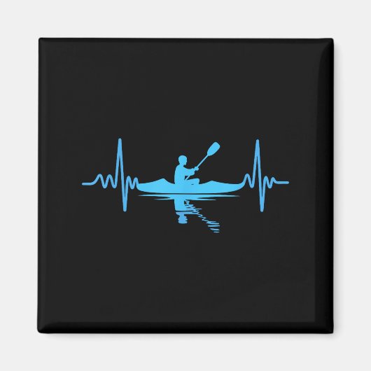 Kayak Novelty For Men Women Kayaker Kayaking Kayak マグネット (正面)