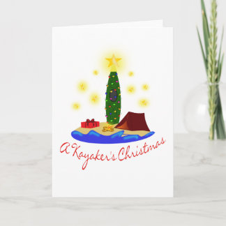 Kayakersのクリスマスカード シーズンカード