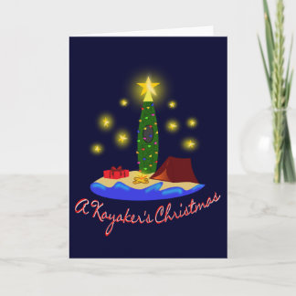 Kayakersのクリスマスカード シーズンカード