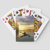 Kayaking across sunset Lake - Personalize トランプ (裏面)