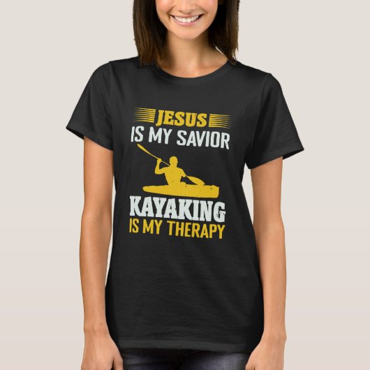 Kayaking and Jesus Tシャツ (正面)
