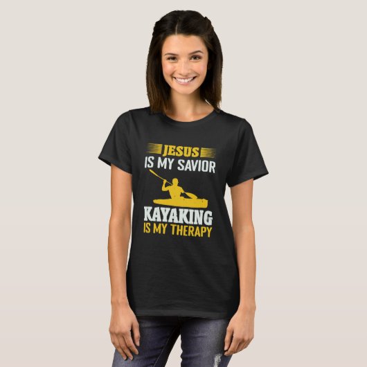 Kayaking and Jesus Tシャツ (正面フル)