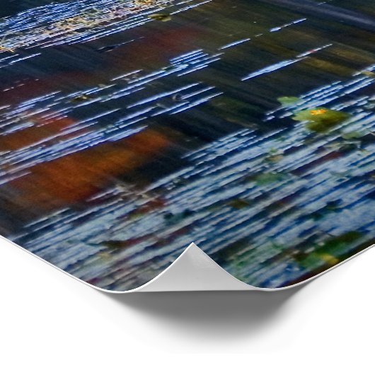 Kayaking - Caddo Lake, Texas - Autumn ポスター (角)