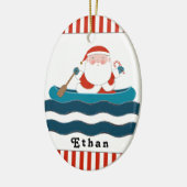 Kayaking Canoe Camping 2023 セラミックオーナメント (左)