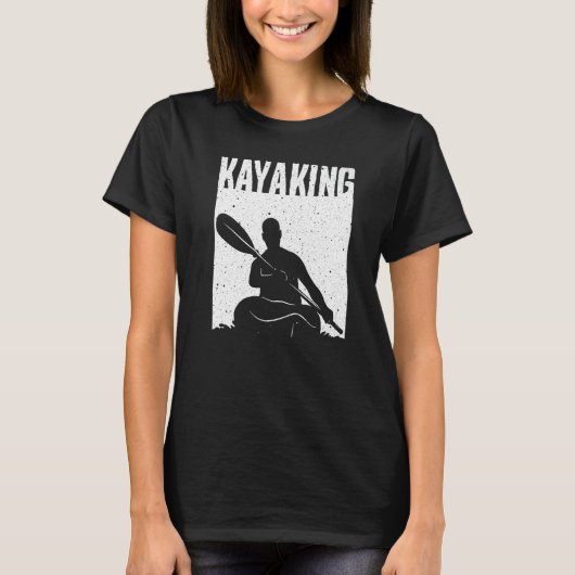Kayaking For Men Women Kayak Rafting Row   3 Tシャツ (正面)