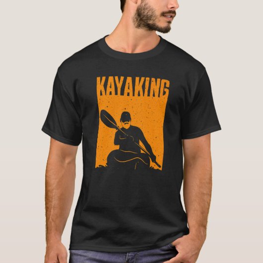 Kayaking For Men Women Kayak Rafting Row   4 Tシャツ (正面)