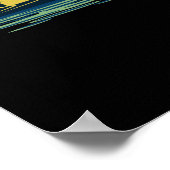 Kayaking Kayak Fishing Dad ポスター (角)