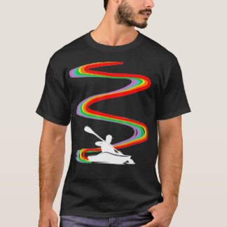 Kayaking Kayak Rainbow Pride _1  Tシャツ