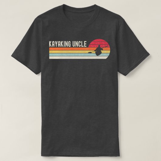 Kayaking Kayaking Uncle Fathers Day Gift Kayaking  Tシャツ (デザイン正面)