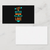 Kayaking Life Is Better At The Lake 名刺 (正面/裏面)