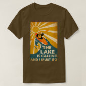 Kayaking The Lake Is Calling And I Must Go Long Tシャツ (デザイン正面)