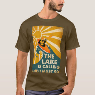 Kayaking The Lake Is Calling And I Must Go Long Tシャツ
