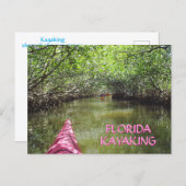 Kayaking Through the Mangroves Florida Adventure ポストカード (正面/裏面)