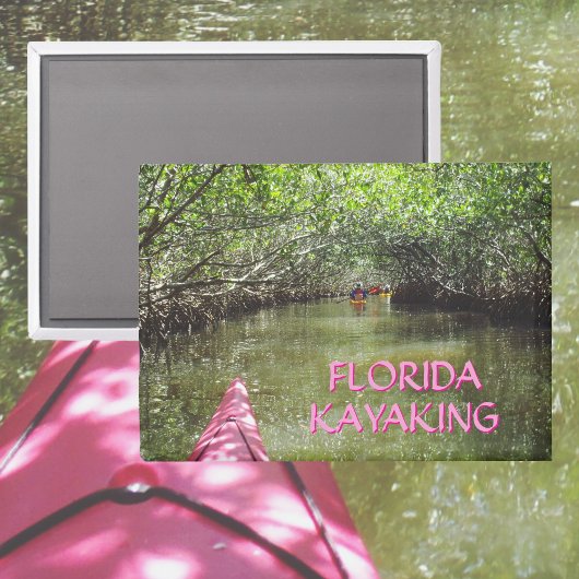 Kayaking Through the Mangroves Florida Adventure マグネット