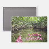 Kayaking Through the Mangroves Florida Adventure マグネット (正面/裏面)