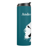 Kayaking - with Kayaker silhouette - Personalize タンブラー (回転左)