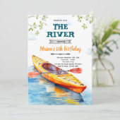 Kayaks birthday party invitation 招待状 (スタンド正面)