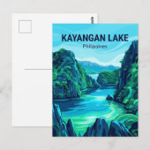 Kayangan Lake Philippines ポストカード (正面/裏面)
