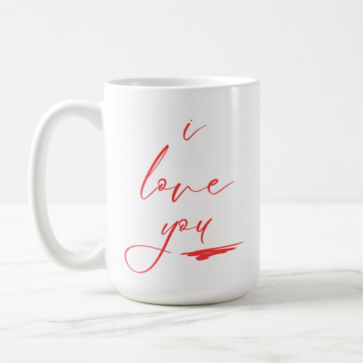 Kaye and Summer I Love You Mug コーヒーマグカップ (左)