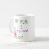 Kaye and Summer My Mom is My Rock Mug コーヒーマグカップ (正面左)