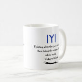 Kayi Ertugrul Ghazi引用文の正義のための戦い コーヒーマグカップ (正面右)