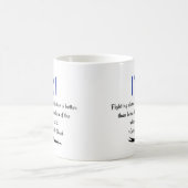 Kayi Ertugrul Ghazi引用文の正義のための戦い コーヒーマグカップ (中央)