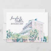 Kayla & Dillon's Final Save the Date 招待状 (正面)