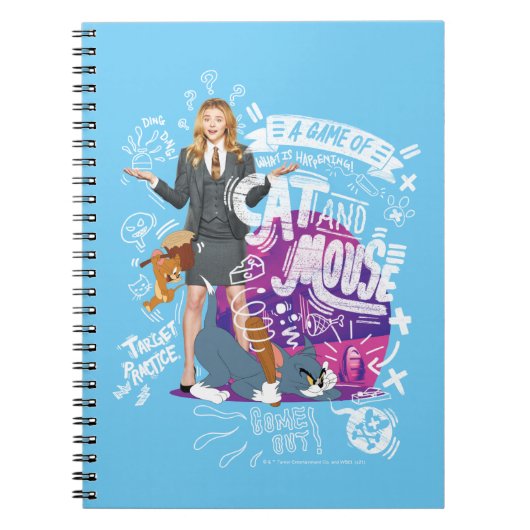 Kayla, Tom & Jerry - A Game of Cat And Mouse ノートブック (正面)