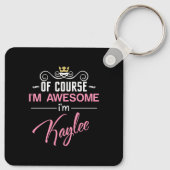 Kayleeもちろん私の名素晴らし前 キーホルダー (裏面)