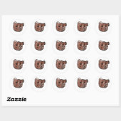 Kaylee: 円のステッカー ラウンドシール (シート)