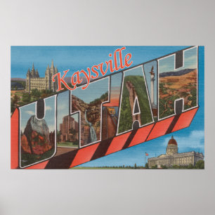 Kaysville、ユタ-大きい手紙場面 ポスター